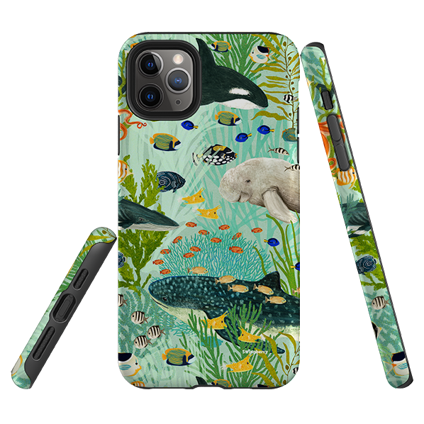 iPhone Tough Case - Sea Life By Katherine Quinn