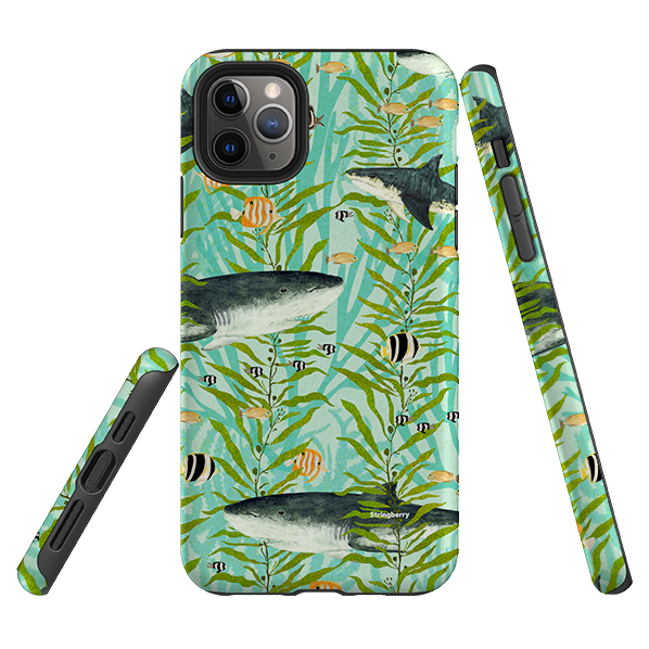 iPhone Tough Case - Shark Reef By Katherine Quinn