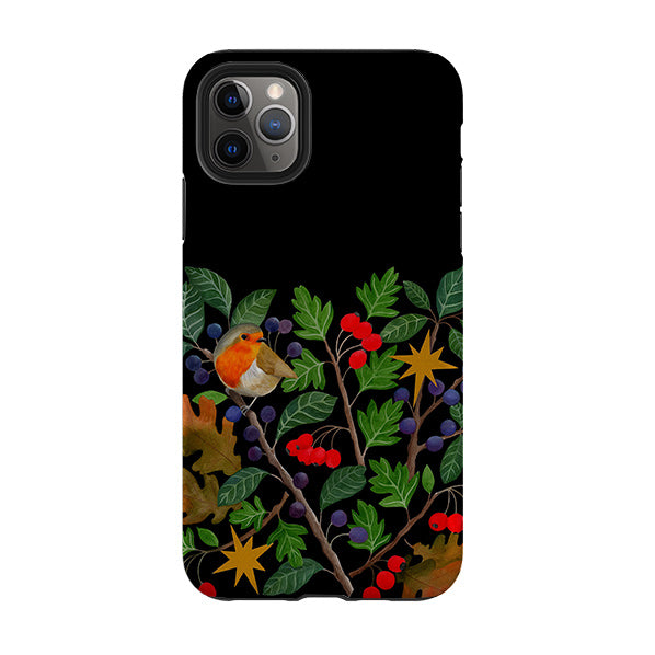 iPhone Tough Case - Sloe Robin By Bex Parkin