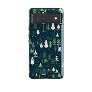 Google Tough Case -  Snowman Playground By Jenny Zemanek