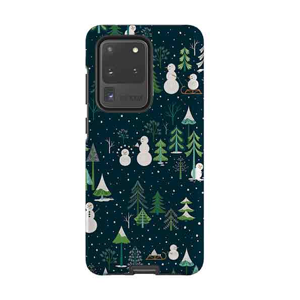 Samsung Tough Case - Snowman Playground By Jenny Zemanek