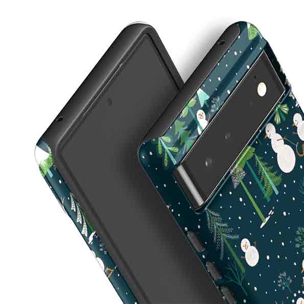 Google Tough Case -  Snowman Playground By Jenny Zemanek