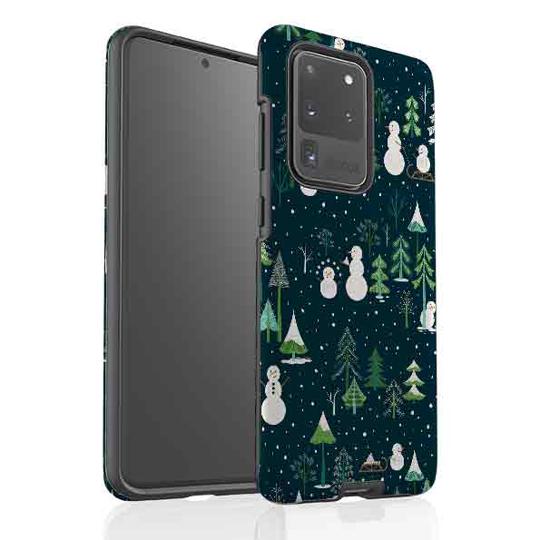 Samsung Tough Case - Snowman Playground By Jenny Zemanek