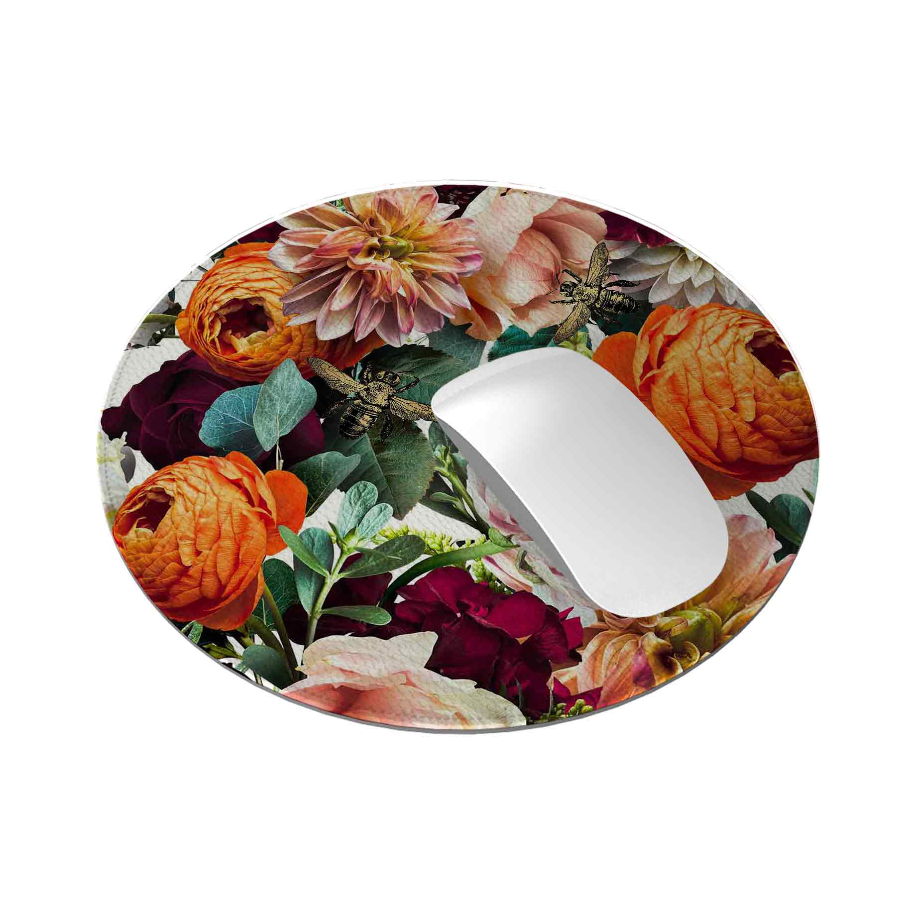 Soleil Bees Vegan Leather Mouse Mat