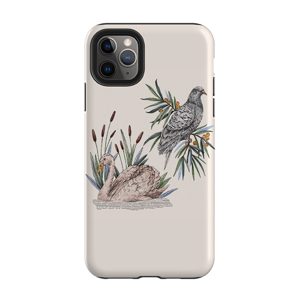iPhone Tough Case - Swan Pigeon By Jade Mosinski