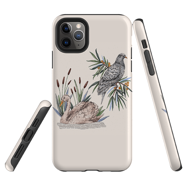 iPhone Tough Case - Swan Pigeon By Jade Mosinski