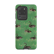Samsung Tough Case - Swans Green By Katherine Quinn