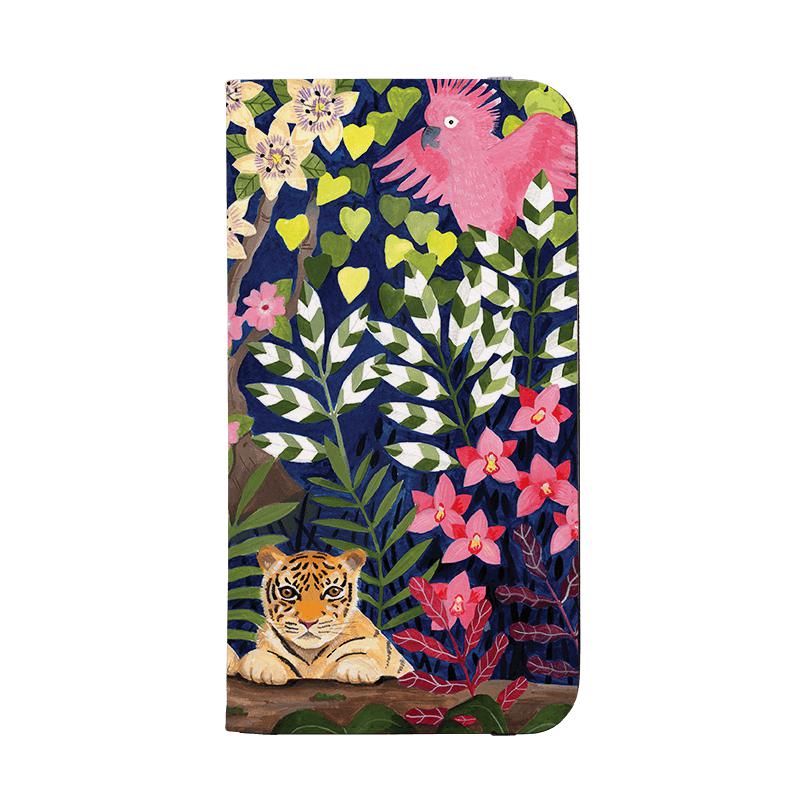 Wallet phone case-Tigers By Bex Parkin-Vegan Leather Wallet Case Vegan leather. 3 slots for cards Fully printed exterior. Compatibility See drop down menu for options, please select the right case as we print to order.-Stringberry