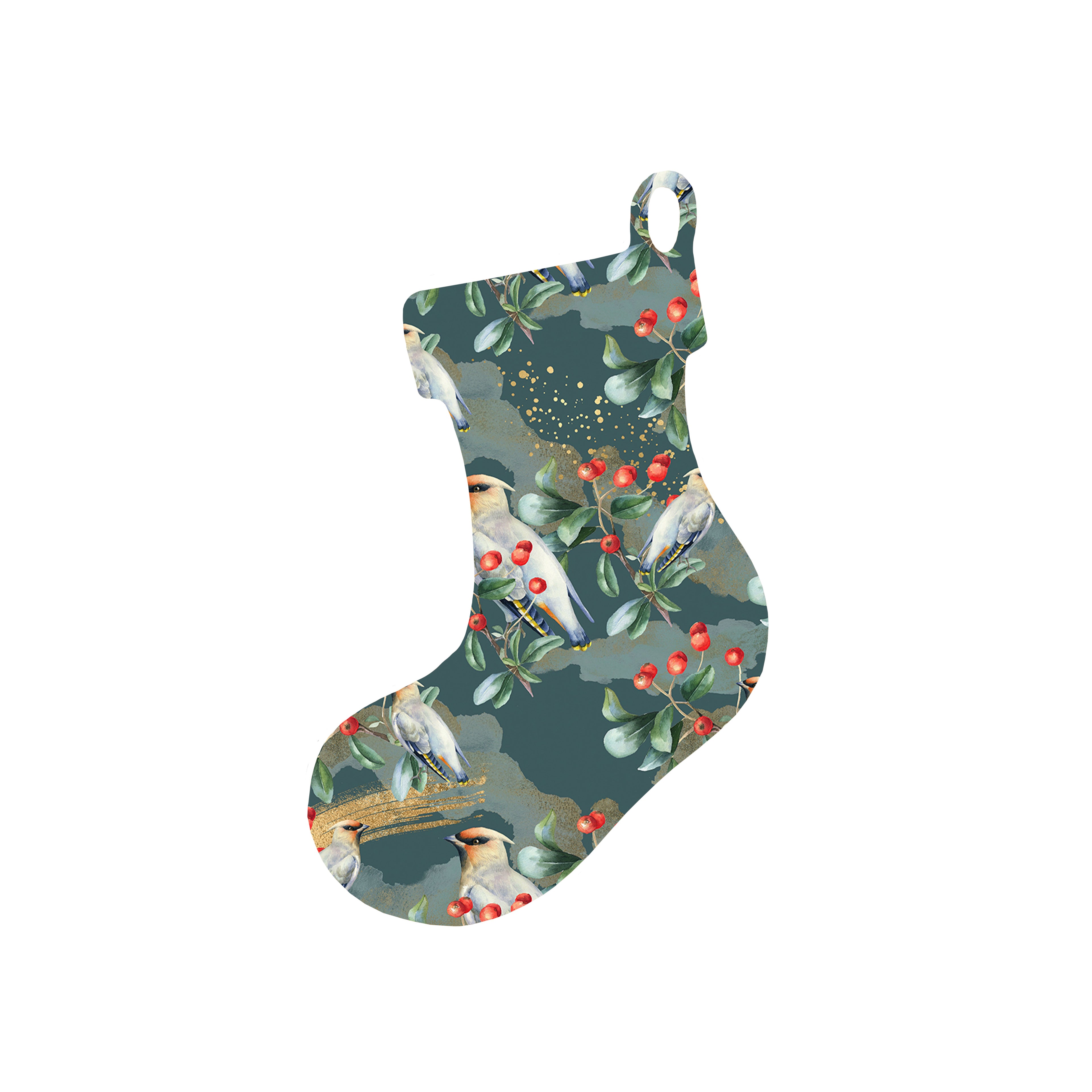 Christmas Decorations TIS THE SEASON- Wooden Xmas Stocking And Fridge Magnet