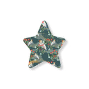 Christmas Decorations TIS THE SEASON- Wooden Xmas Star And Fridge Magnet