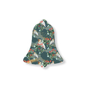 Christmas Decorations TIS THE SEASON- Wooden Xmas Bell And Fridge Magnet