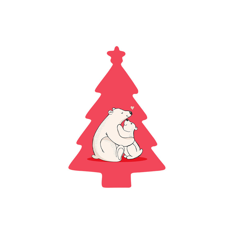 Christmas Decorations TOGETHER- Wooden Xmas Tree And Fridge Magnet