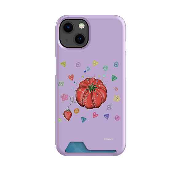 Tomato Pin Cushion Case and Card By Catherine Rowe