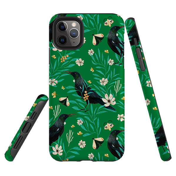 iPhone Tough Case - Tui Green By Katherine Quinn