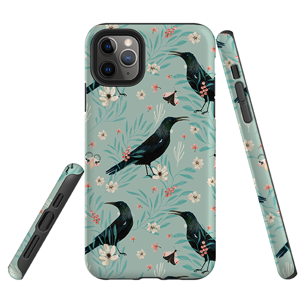 iPhone Tough Case - Tui Light Blue By Katherine Quinn