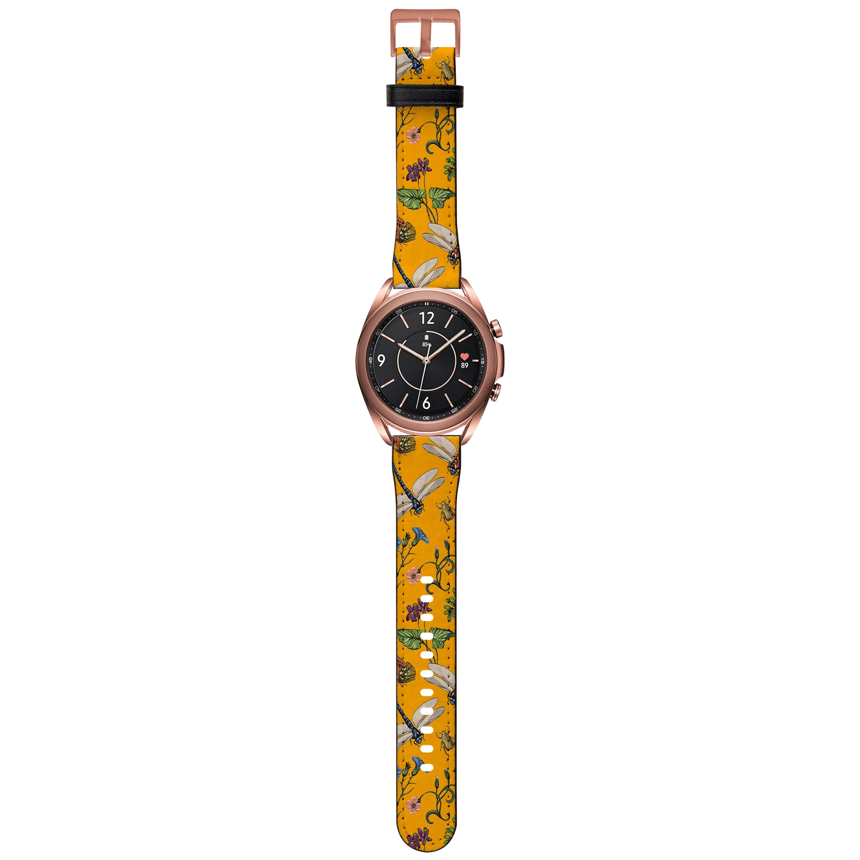 Apple Watch Straps-Walton Android Watch Strap-Paper Leather Samsung Watch Straps Product Details Get trendy with our Paper leather Samsung Watch bands. Available for all models of Samsung watch. High quality Paper Leather Fully printed on all exterior sides. Samsung Watch Band 40mm/42mm Samsung Watch Band 45mm/46mm-Stringberry