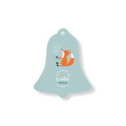 Christmas Decorations WARM WINTER FEELINGS- Wooden Xmas Bell And Fridge Magnet
