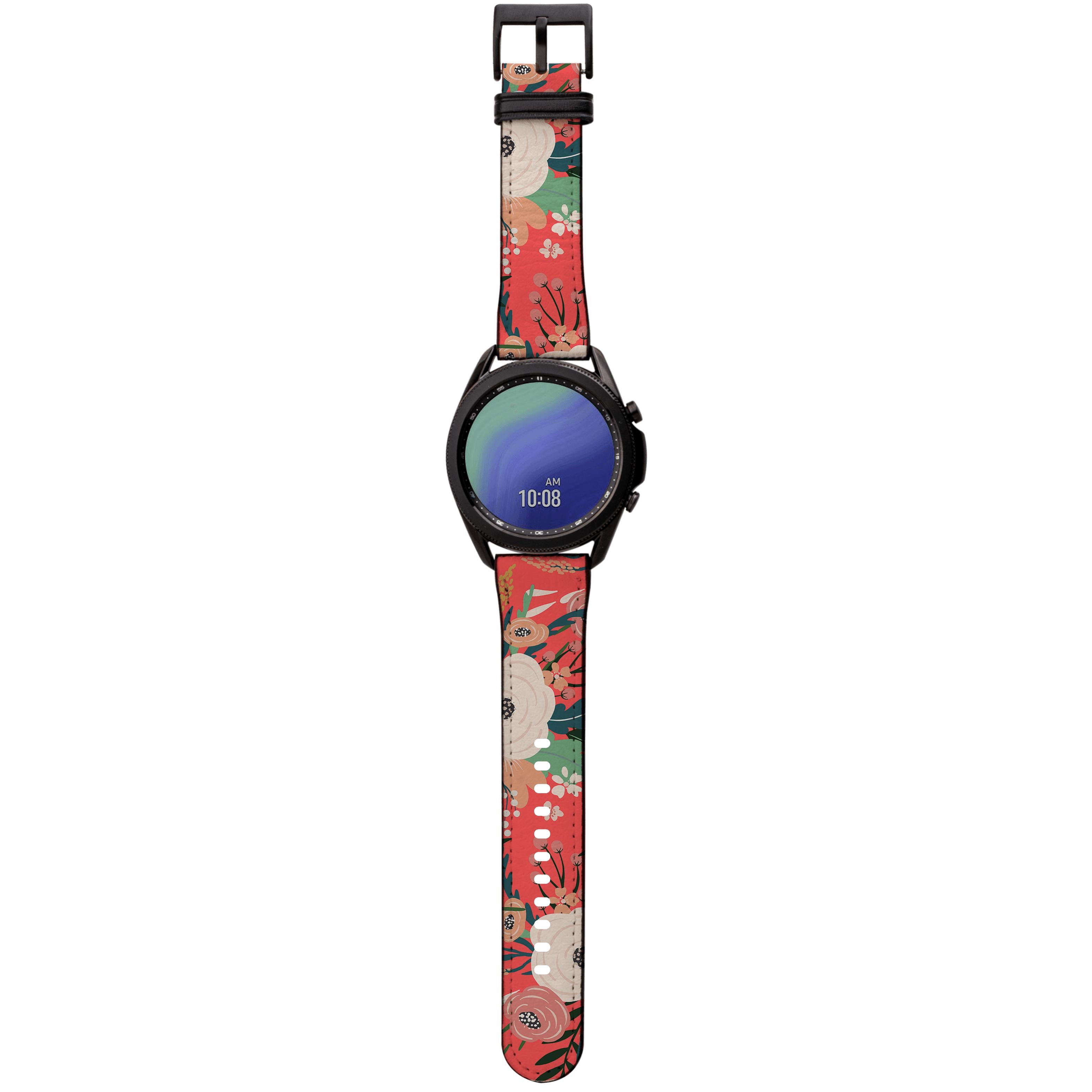 Apple Watch Straps-Watermouth Android Watch Strap-Paper Leather Samsung Watch Straps Product Details Get trendy with our Paper leather Samsung Watch bands. Available for all models of Samsung watch. High quality Paper Leather Fully printed on all exterior sides. Samsung Watch Band 40mm/42mm Samsung Watch Band 45mm/46mm-Stringberry