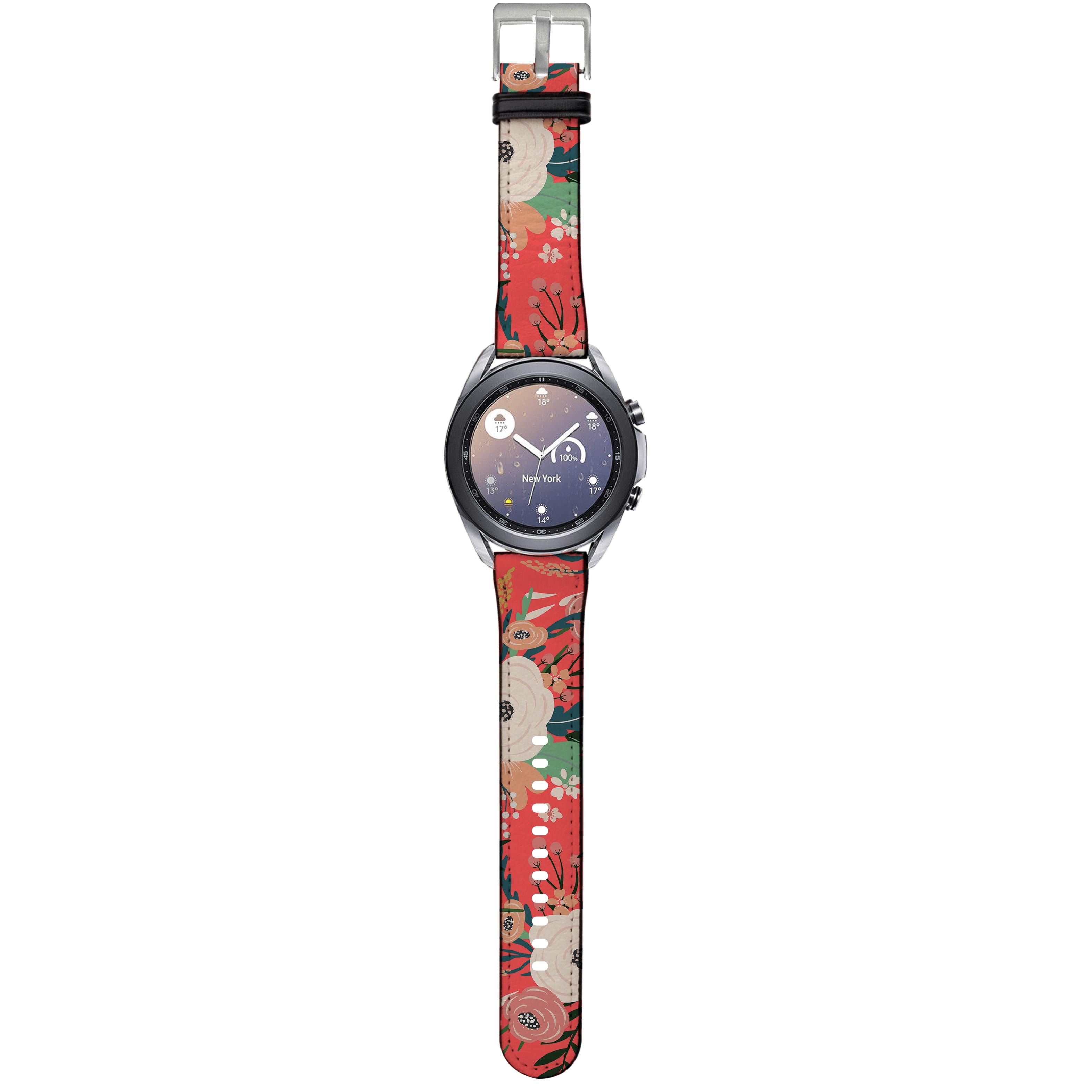 Apple Watch Straps-Watermouth Android Watch Strap-Paper Leather Samsung Watch Straps Product Details Get trendy with our Paper leather Samsung Watch bands. Available for all models of Samsung watch. High quality Paper Leather Fully printed on all exterior sides. Samsung Watch Band 40mm/42mm Samsung Watch Band 45mm/46mm-Stringberry