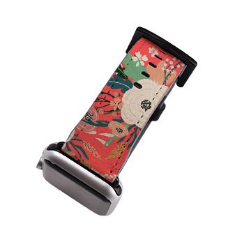 Apple Watch Straps-Watermouth Apple Watch Strap-All Products Are Printed To Order No returns will be entertained if you select the wrong model. Please ensure you select the right model Get trendy with our vegan leather Apple Watch bands. Available for all models of Apple watch. Product Details Vegan Leather Apple Watch Straps High quality Vegan Leather Fully printed on all exterior sides. Apple Watch Band 38mm/40mm Apple Watch Band 42mm/44mm-Stringberry