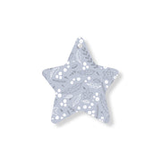 Christmas Decorations WHITE XMAS- Wooden Xmas Star And Fridge Magnet