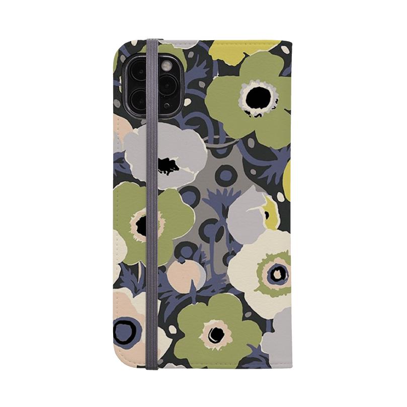 Wallet phone case-Windflowers Urbane By Sarah Campbell-Vegan Leather Wallet Case Vegan leather. 3 slots for cards Fully printed exterior. Compatibility See drop down menu for options, please select the right case as we print to order.-Stringberry
