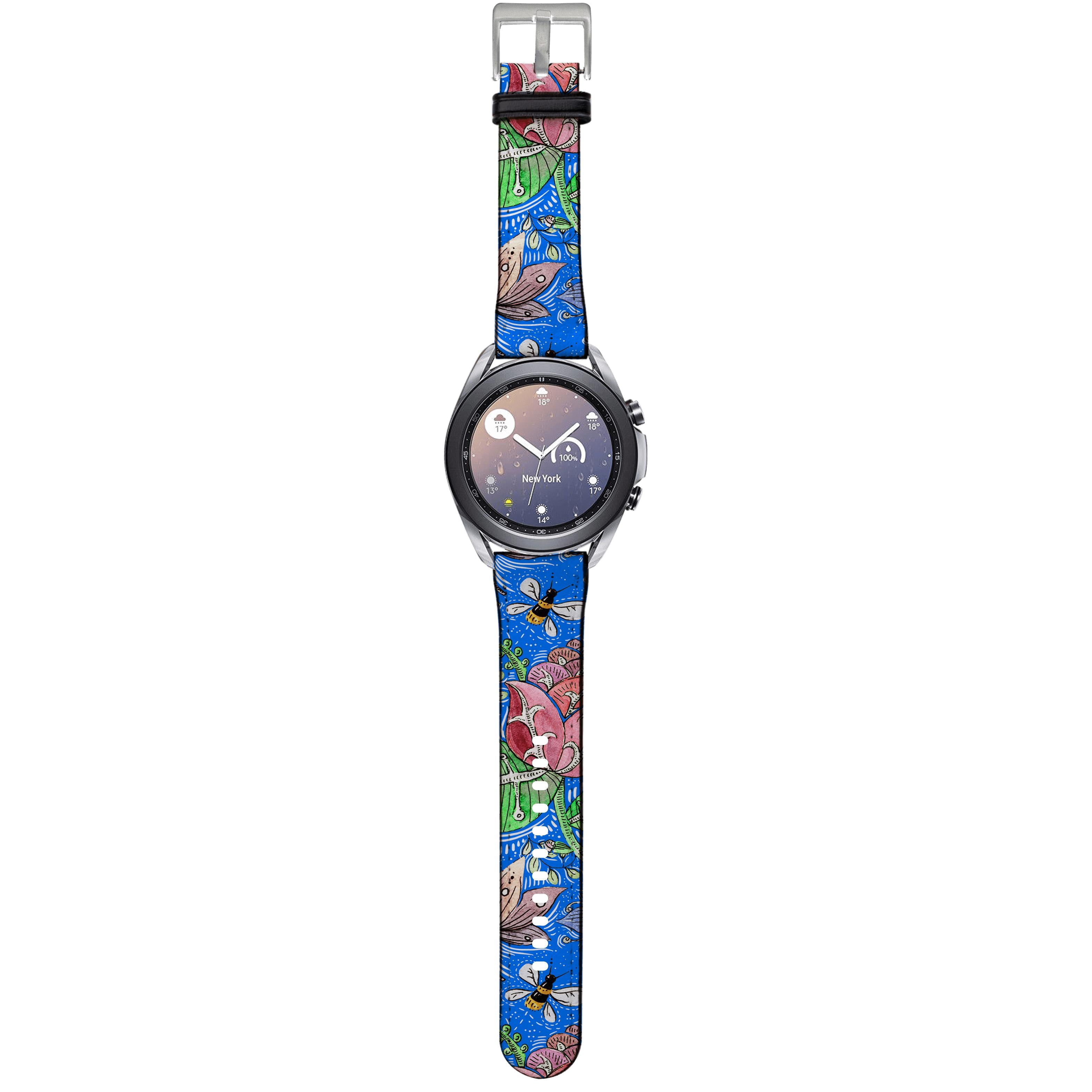 Apple Watch Straps-Wingfield Android Watch Strap-Paper Leather Samsung Watch Straps Product Details Get trendy with our Paper leather Samsung Watch bands. Available for all models of Samsung watch. High quality Paper Leather Fully printed on all exterior sides. Samsung Watch Band 40mm/42mm Samsung Watch Band 45mm/46mm-Stringberry