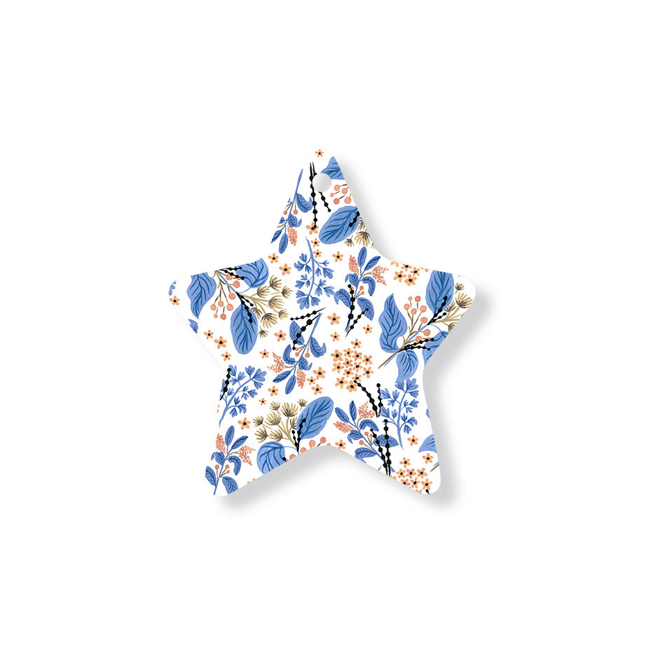 Christmas Decorations WINTER MAGIC- Wooden Xmas Star And Fridge Magnet
