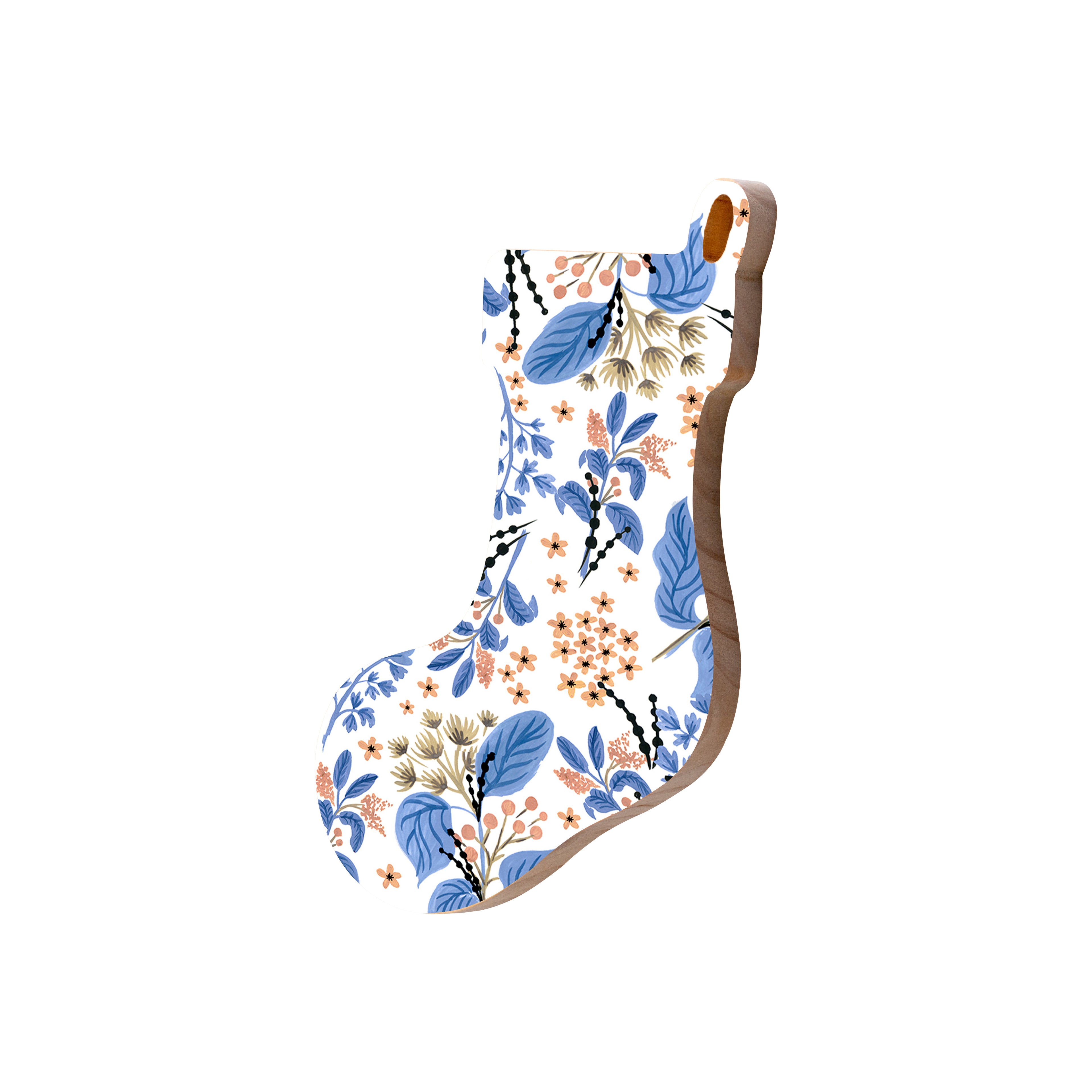 Christmas Decorations WINTER MAGIC- Wooden Xmas Stocking And Fridge Magnet