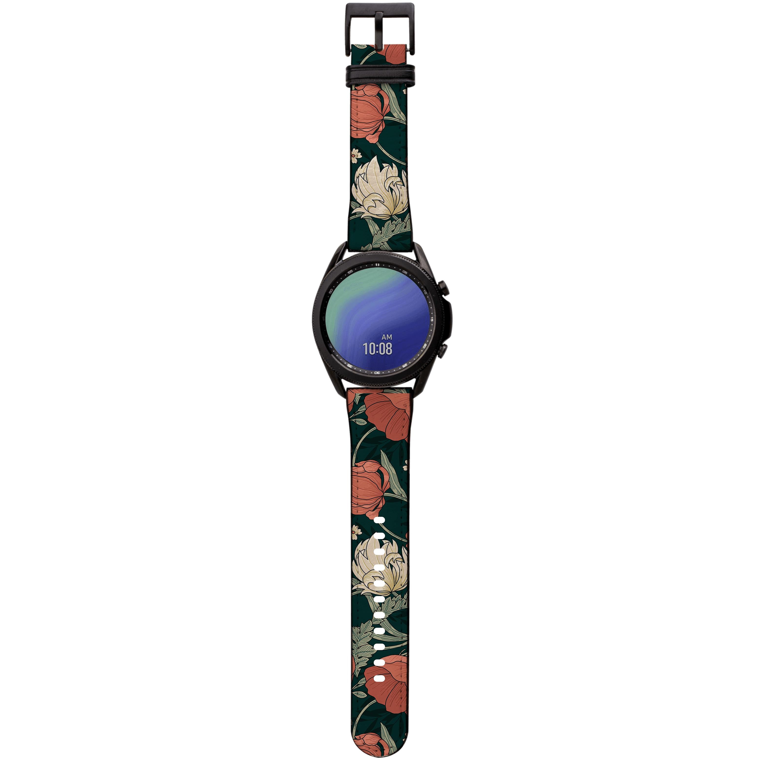 Apple Watch Straps-Woodcroft Android Watch Strap-Paper Leather Samsung Watch Straps Product Details Get trendy with our Paper leather Samsung Watch bands. Available for all models of Samsung watch. High quality Paper Leather Fully printed on all exterior sides. Samsung Watch Band 40mm/42mm Samsung Watch Band 45mm/46mm-Stringberry