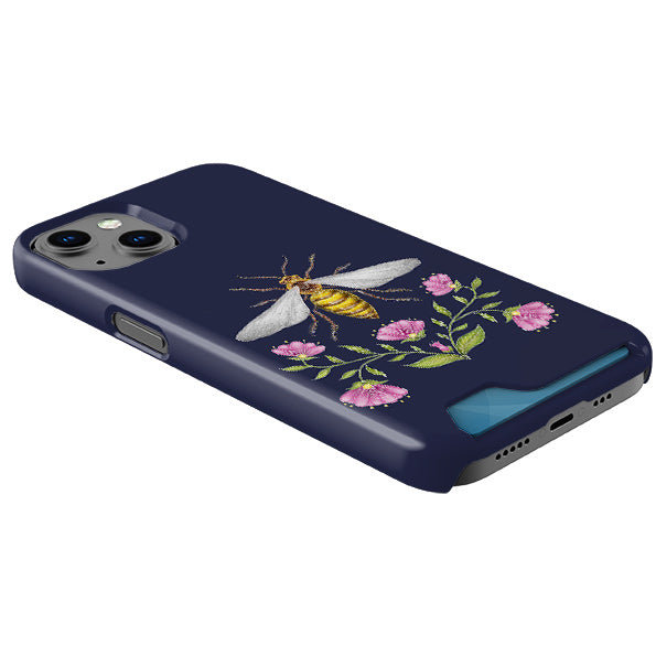 Wings Of Freedom Navy Case and Card Case By Catherine Rowe