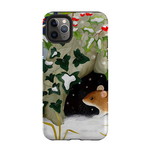iPhone Tough Case - Winter Mouse By Bex Parkin