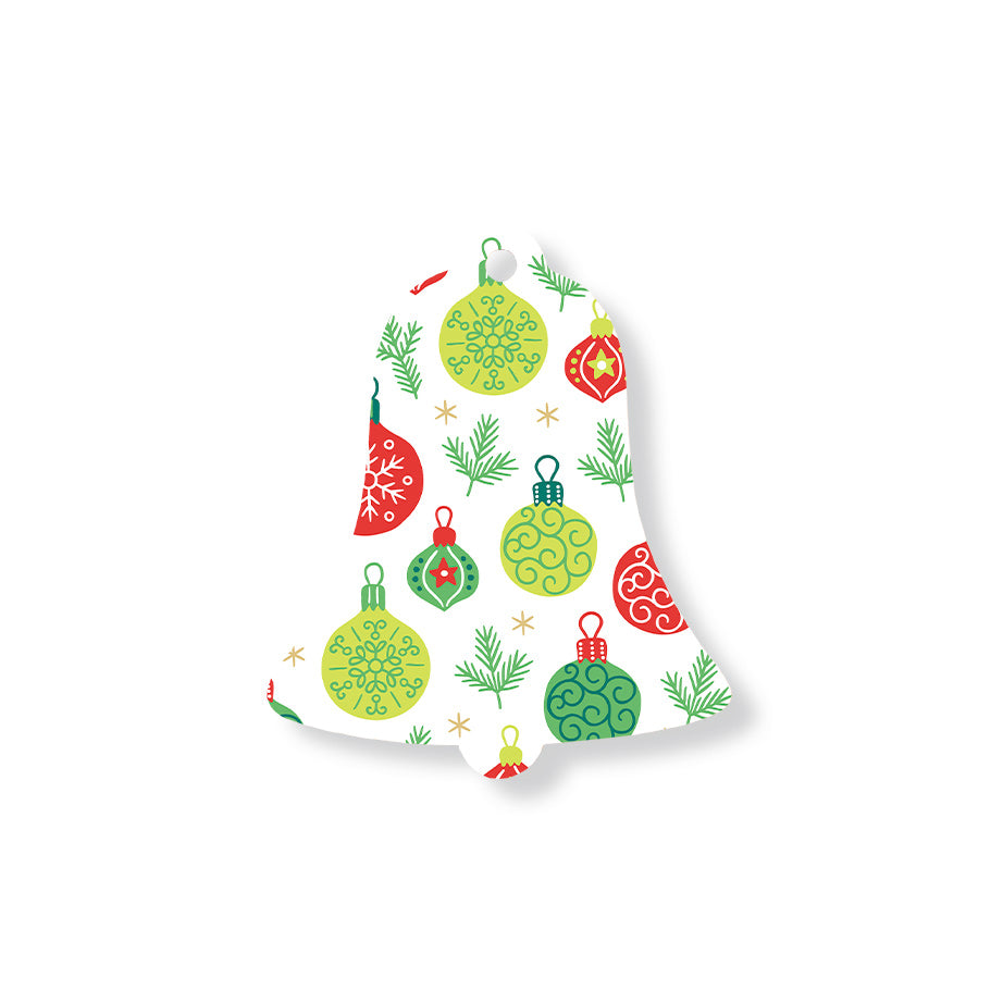 Christmas Decorations XMAS BAUBLES- Wooden Xmas Bell And Fridge Magnet