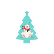 Christmas Decorations XMAS BEAR- Wooden Xmas Tree And Fridge Magnet