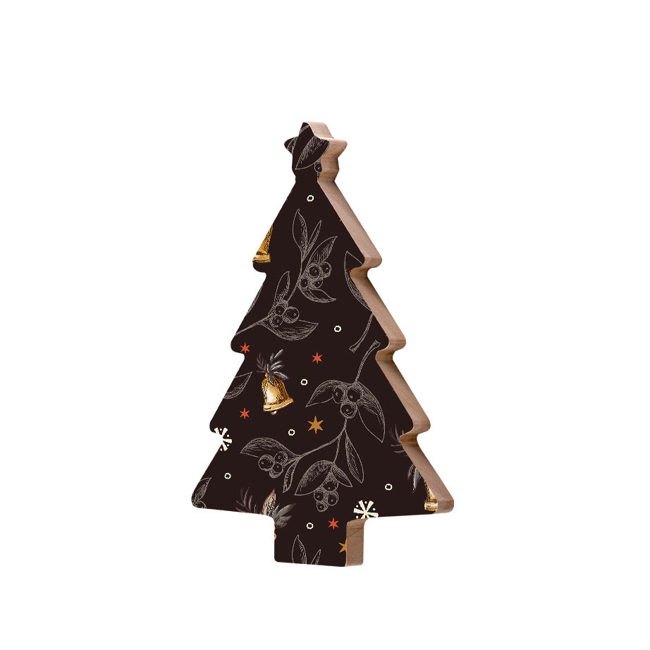 Christmas Decorations XMAS BELLS- Wooden Xmas Tree And Fridge Magnet