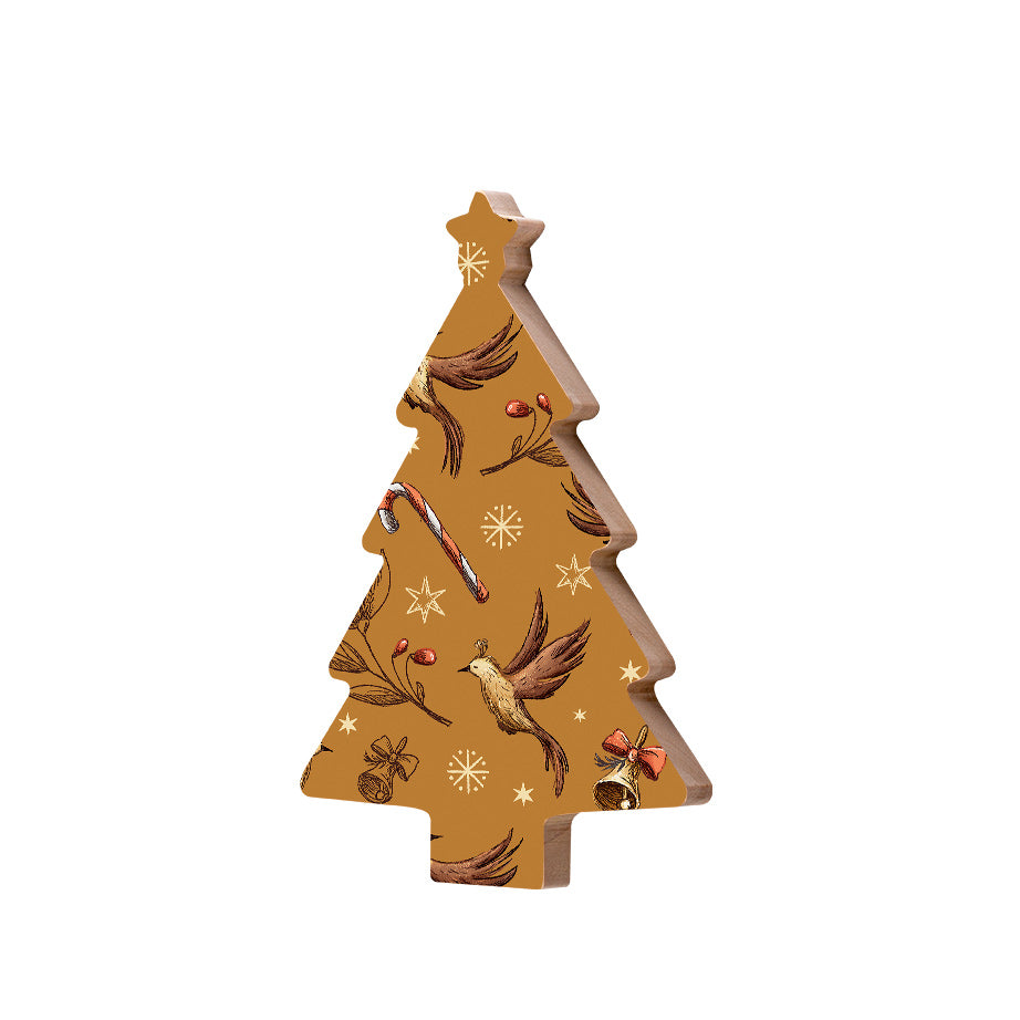 Christmas Decorations XMAS CANDY- Wooden Xmas Tree And Fridge Magnet