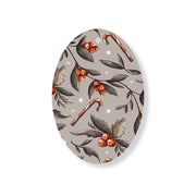 Christmas Decorations XMAS CANDY II- Wooden Xmas Oval Decoration and Fridge Magnet