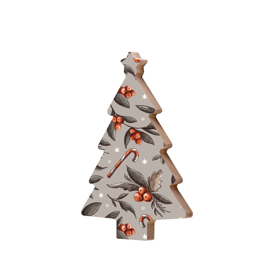 Christmas Decorations XMAS CANDY II- Wooden Xmas Tree And Fridge Magnet