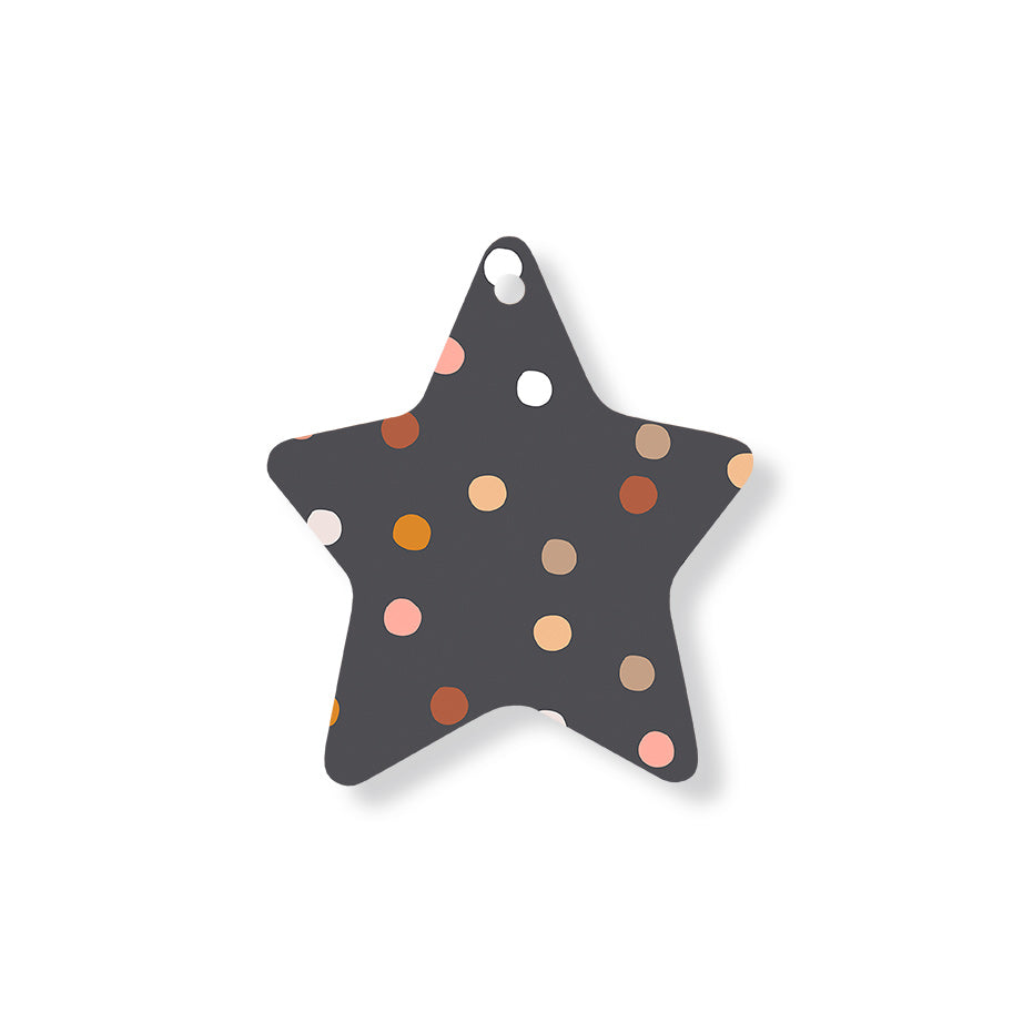 Christmas Decorations XMAS DROPS- Wooden Xmas Star And Fridge Magnet