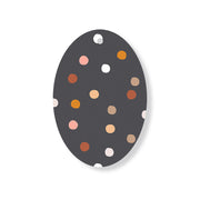 Christmas Decorations XMAS DROPS- Wooden Xmas Oval Decoration and Fridge Magnet