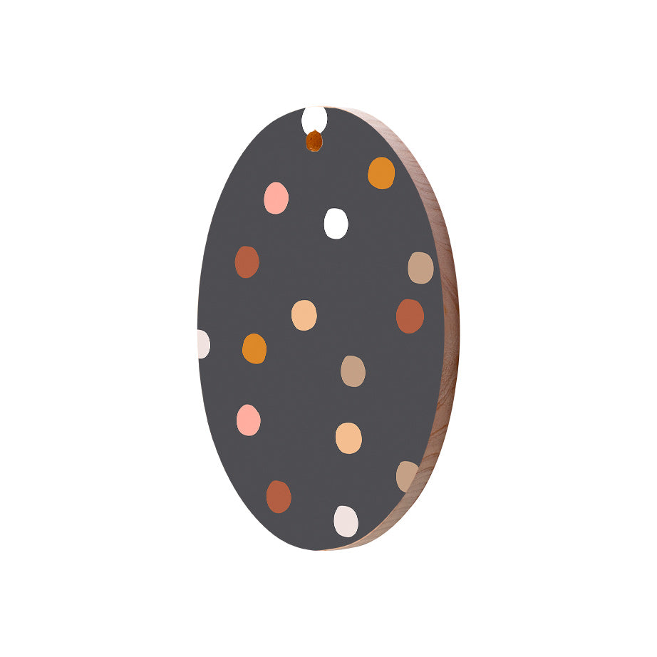 Christmas Decorations XMAS DROPS- Wooden Xmas Oval Decoration and Fridge Magnet