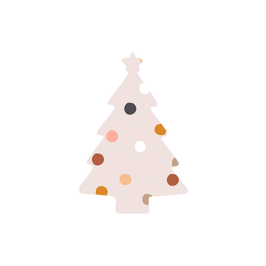 Christmas Decorations XMAS DROPS PALE- Wooden Xmas Tree And Fridge Magnet