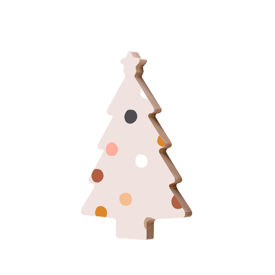 Christmas Decorations XMAS DROPS PALE- Wooden Xmas Tree And Fridge Magnet