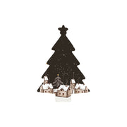 Christmas Decorations XMAS EVE- Wooden Xmas Tree And Fridge Magnet