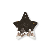 Christmas Decorations XMAS EVE- Wooden Xmas Star And Fridge Magnet
