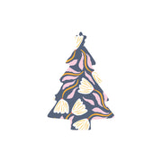 Christmas Decorations XMAS FLORAL I- Wooden Xmas Tree And Fridge Magnet