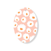 Christmas Decorations XMAS FLORAL II- Wooden Xmas Oval Decoration and Fridge Magnet