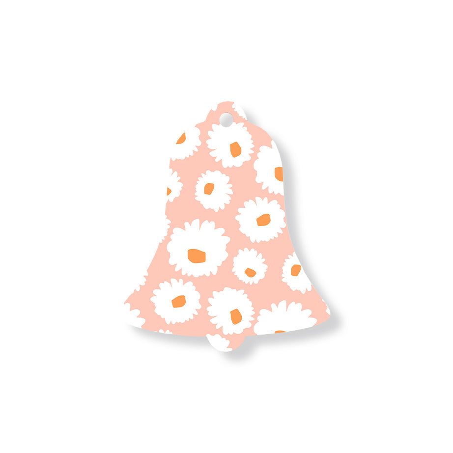 Christmas Decorations XMAS FLORAL II- Wooden Xmas Bell And Fridge Magnet