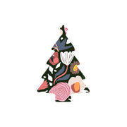 Christmas Decorations XMAS FLORAL III- Wooden Xmas Tree And Fridge Magnet