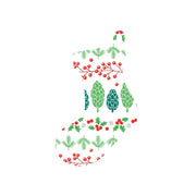 Christmas Decorations XMAS FOREST- Wooden Xmas Stocking And Fridge Magnet